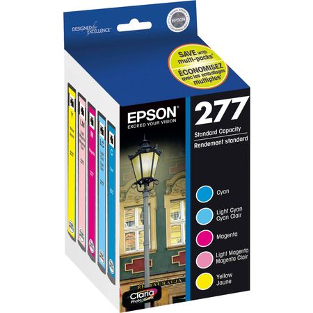 Cartucho de Tinta Epson 277 Claria Photo Hi Definition Multi Pack 5 Colores