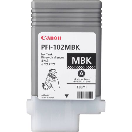 Cartucho de Tinta Canon Pfi 102Mbk Negro Mate 130 Ml