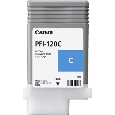 Cartucho de Tinta Cian Canon Pfi 120 130Ml