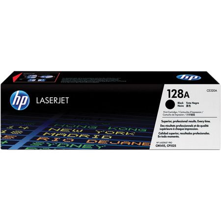 Cartucho de Tóner Negro Hp Color Laserjet 128A Ce320A