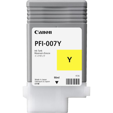 Cartucho de Tinta Amarilla Canon Pfi 007Y 90Ml