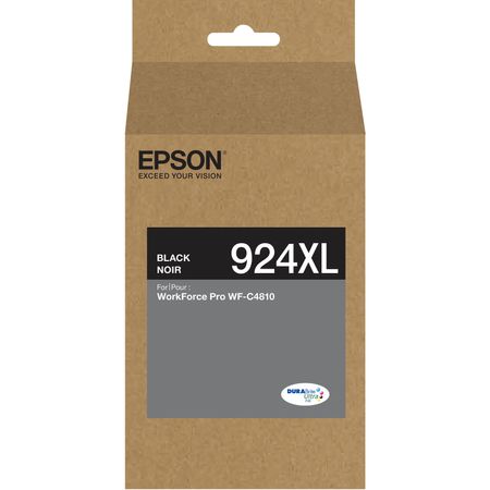 Cartucho de Tinta Negra de Alta Capacidad Epson Durabrite Ultra T924Xl para Workforce Pro Wf C4810