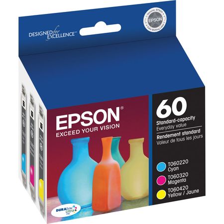 Cartuchos de Tinta Epson 60 Color Multi Pack para Impresoras Stylus Seleccionadas