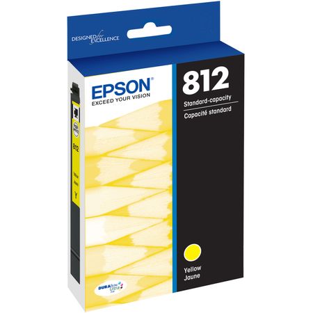 Cartucho de Tinta Amarilla de Capacidad Estándar Epson T812 con Sensormatic