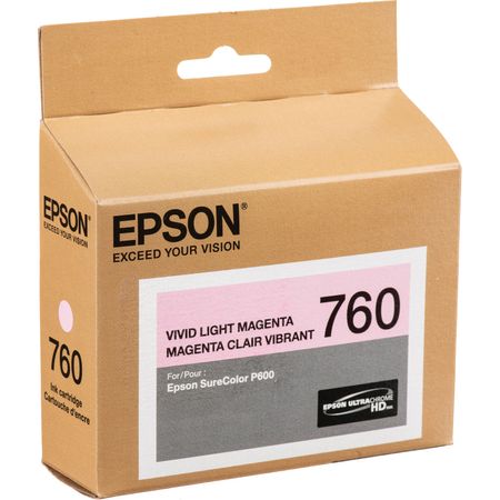 Cartucho de Tinta Epson Ultrachrome Hd T760 Vivid Light Magenta