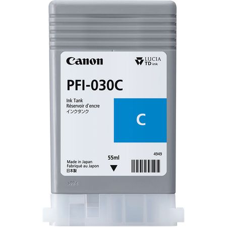 Cartucho de Tinta Cian Canon Pfi 030 55Ml