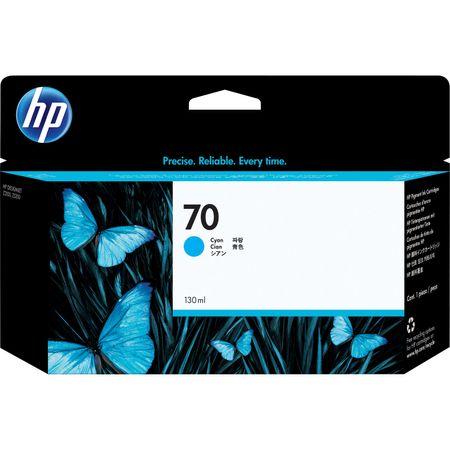 Cartucho de Tinta Hp 70 Cyan 130 Ml