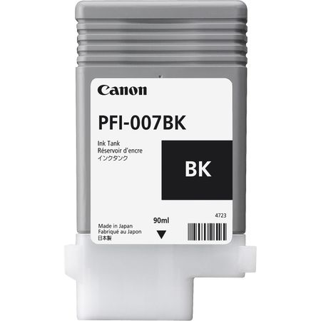 Cartucho de Tinta Negra Canon Pfi 007Bk 90Ml