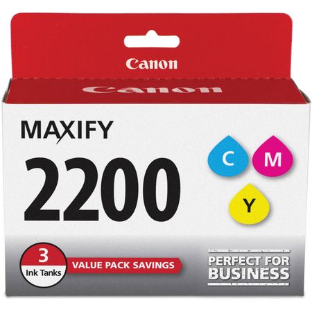 Pack de Cartuchos de Tinta Canon Pgi 2200 Cmy