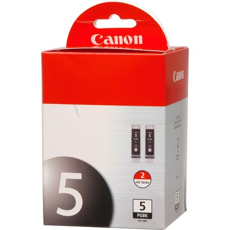 Twin Pack de Tanques de Tinta Negra Canon Pgi 5Bk