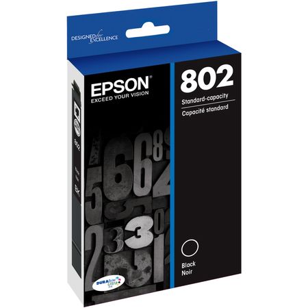 Cartucho de Tinta Epson 802 Black Durabrite Ultra de Capacidad Estándar