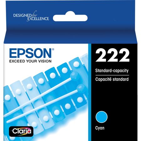 Cartucho de Tinta Cian de Capacidad Estándar Epson Claria T222