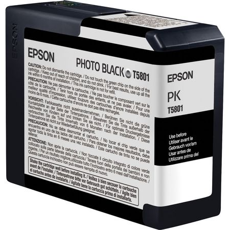 Cartucho de Tinta Epson Ultrachrome K3 Photo Black 80 Ml