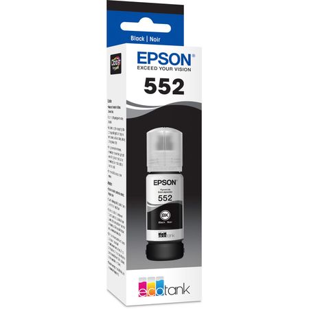 Tinta Negra Epson Claria Et Premium T552 en Botella 70Ml