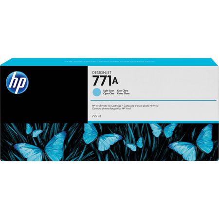 Cartucho de Tinta Hp 771A Designjet de 775Ml en Color Cian Claro