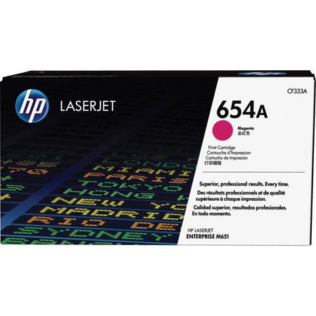 Cartucho de Tóner Hp Laserjet Magenta 654A