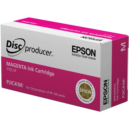 Cartucho de Tinta Magenta Epson Pjic4 M para La Impresora Automática de Discos Pp 100 Discproducer