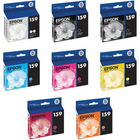 Set de Cartuchos de Tinta Epson 159 para Impresora Stylus Photo R2000