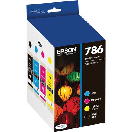 Combo Pack de Cartuchos de Tinta Epson 786 Durabrite Ultra Negro y Color