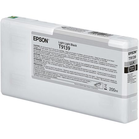 Cartucho de Tinta Epson T9139 Ultrachrome Hdx Light Light Black 200 Ml