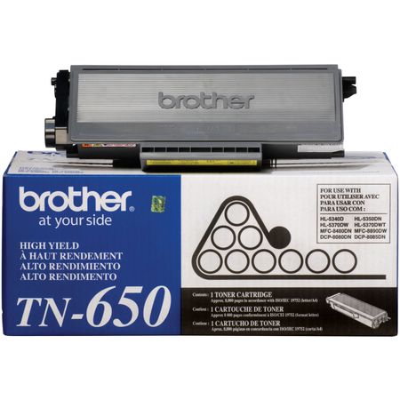 Tóner de Alto Rendimiento Brother Tn650 Negro