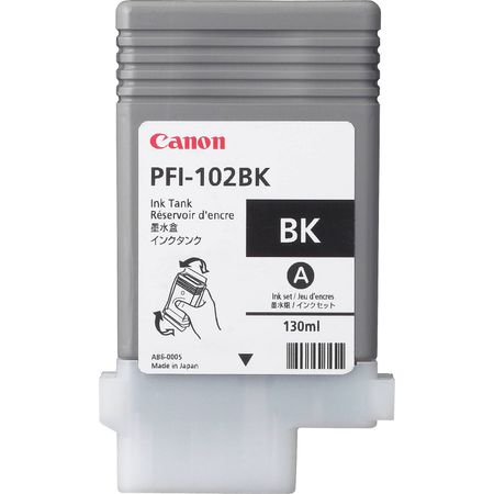 Cartucho de Tinta Negra Canon Pfi 102Bk 130 Ml