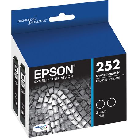 Cartucho de Tinta Negra Epson 252 Durabrite Ultra Dual Pack