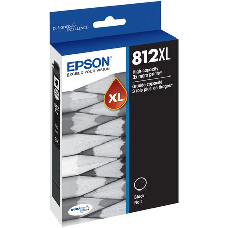 Cartucho de Tinta de Alta Capacidad Epson T812 Negro con Sensormatic