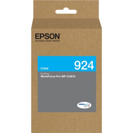 Cartucho de Tinta Cian de Capacidad Estándar Epson Durabrite Ultra T924 para Workforce Pro Wf C4810