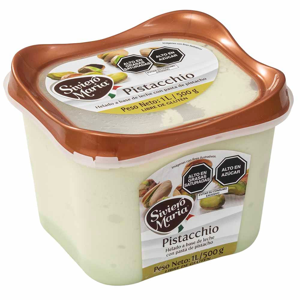 Helado SIVIERO MARIA Pistacchio Pote 1L