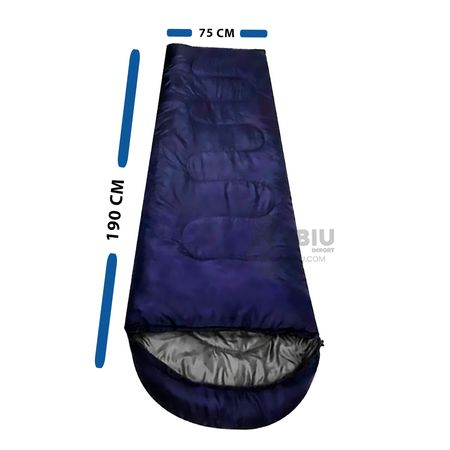Bolsa de Dormir Ideal para Camping de Tono Azul
