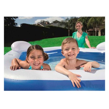 Resistente Piscina Color Azul con Vinilo Reforzado