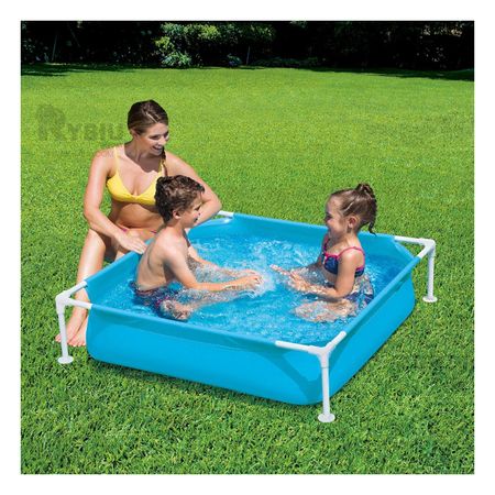 Armable Piscina de Color Celeste Ideal para Uso Familiar