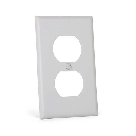 Placa Doble Baquelita Blanca Leviton