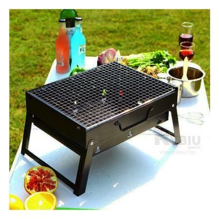 Mini Parrilla Portatil para Viajes de Jardin Negro