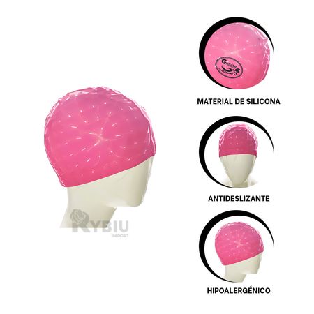 Gorro Color Rosado Ideal para Natacion