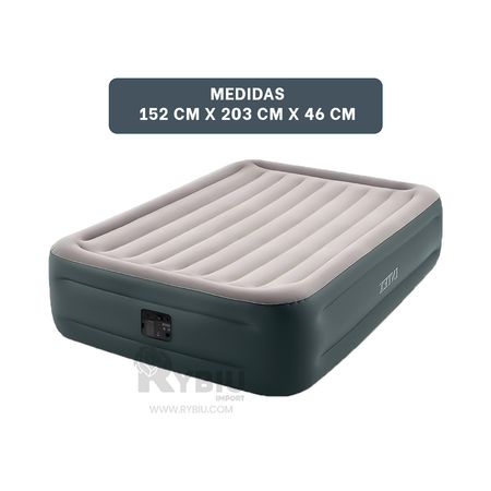Colchon Cama Inflable Intex en Color Gris