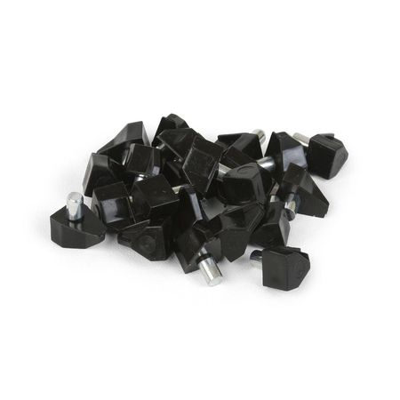 Soporte Metal Plástico Negro x 25 unidades