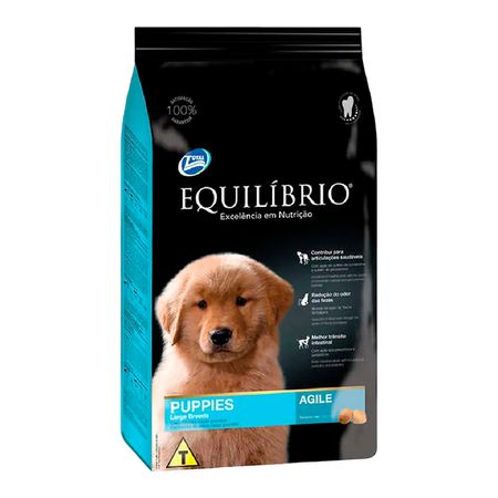 Comida para Cachorros Equilibrio Agile Raza Grandes 15kg