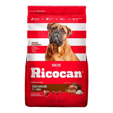 Comida para Perro Adulto 7+ Edad Avanzada Ricocan 3kg