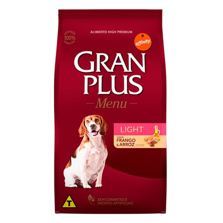 Comida para Perro Adulto Gran Plus Light Pollo y Arroz 15kg