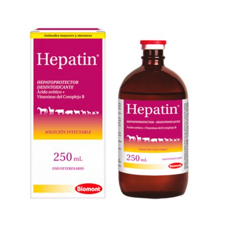 Reconstituyente vitamínico y hepatoprotector Hepatin 250ml