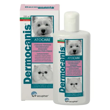 Shampoo Acondicionador para Mascota dermocanis Atocare 250ml