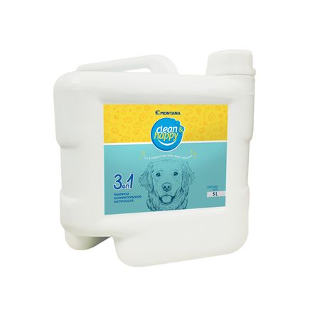 Shampoo Antipulgas Clean &Happy para Perros 5L
