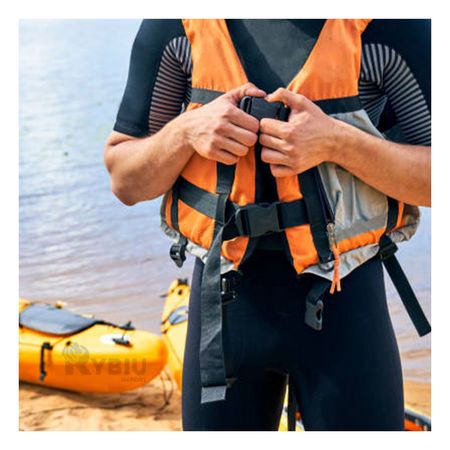 Chaqueta Salvavidas para Playa Talla L Anaranjado