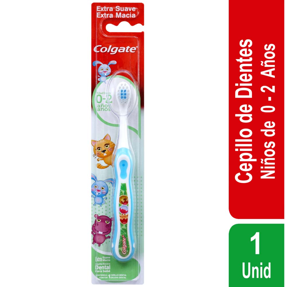 Cepillo de Dientes para Niños COLGATE Smiles 0-2años Paquete 1un