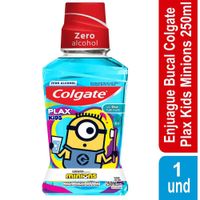 Enjuague Bucal COLGATE Plax Niños Minions 250ml