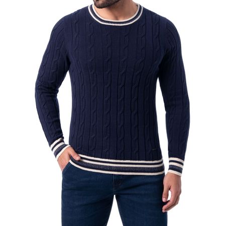 Chompa Barnete Hilos Hombre Norton Azul M