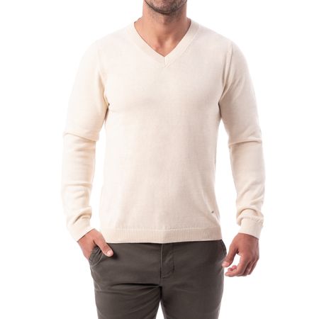 Chompa Taryet Hilos Hombre Norton Ivory S