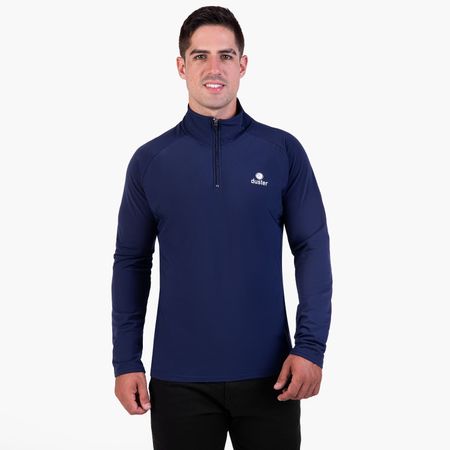 Polera Somoza Sintetica Hombre Duster Azul M